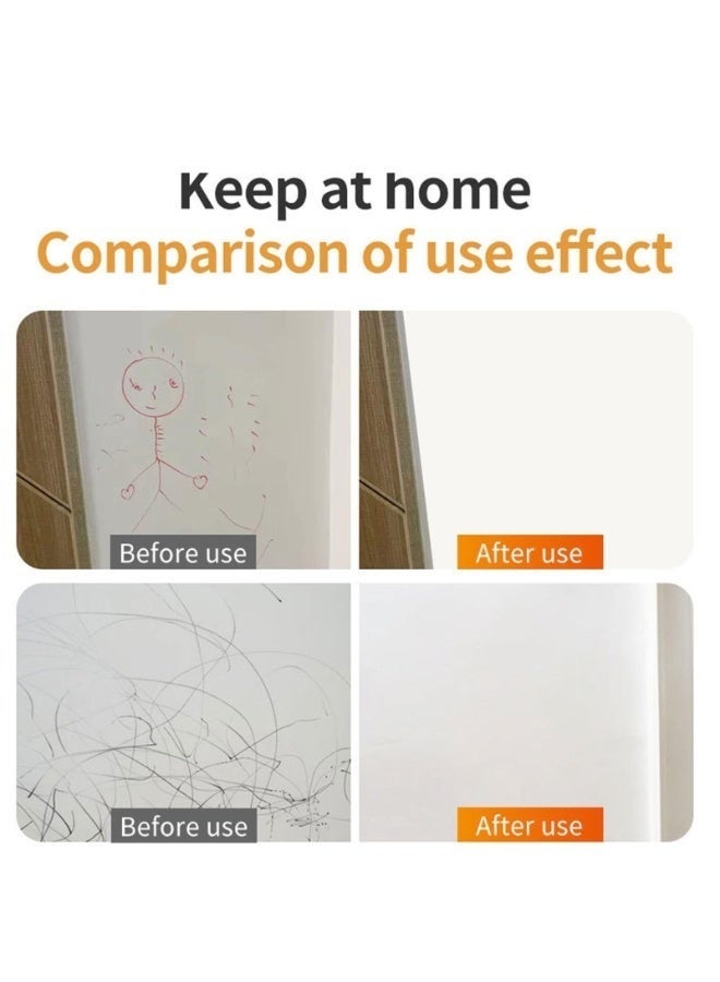 500g Wall Repair Putty with Built-in Roller Brush - Instant Repair Putty for Wall Cracks, Holes, Scratches, and Stains - Quick-Drying, Mold-Resistant - White - Image 3